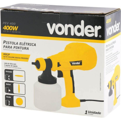 Pistola elétrica para pintura, 400 w, pev 400, 110 v - vonder