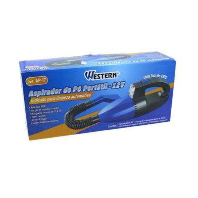 Aspirador de po portatil p/ carro 12v ap-17