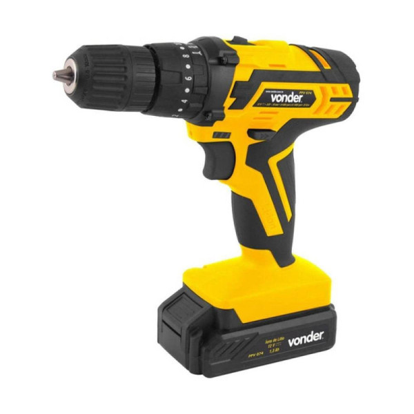 Parafusadeira/Furadeira à Bateria 12V 3/8 Biv PFV074 - Vonder