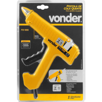 Pistola de cola quente pcv0080 vonder 7893946240523