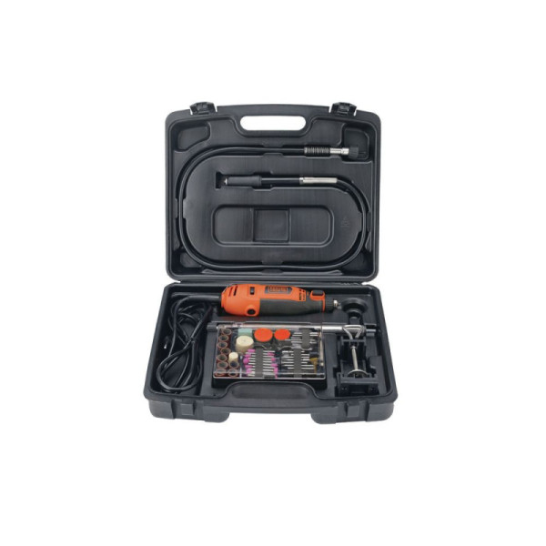 Kit micro retífica com controle de torque 180w com 110 peças black decker