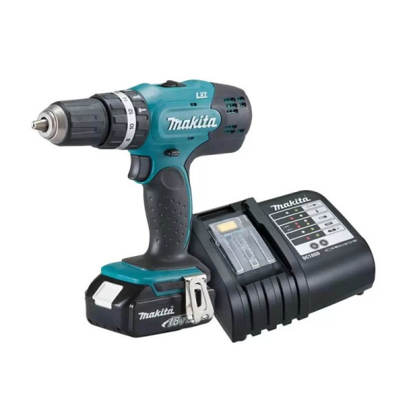 Paraf./Furad. Impacto Bat.18V 1 bat. Biv DHP453x10 - Makita