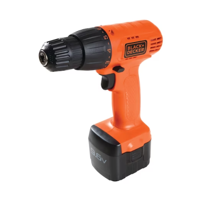 Parafusadeira/Furadeira à Bateria 9,6V 3/8 Pol. c/ Carregador Bivolt - CD961 - Black Decker