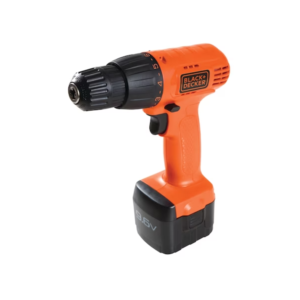 Parafusadeira/Furadeira à Bateria 9,6V 3/8 Pol. c/ Carregador Bivolt - CD961 - Black Decker
