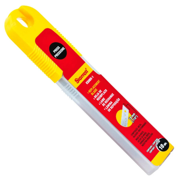 LAMINA P/ ESTILETE 18 MM GDE C/ 10PÇS KS06R-1