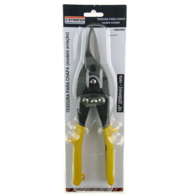 TESOURA CHAPA AVIAÇÂO CORTE RETO