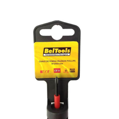Chave Philips Isolada VDE Nº 0x60mm 1000V - Beltools
