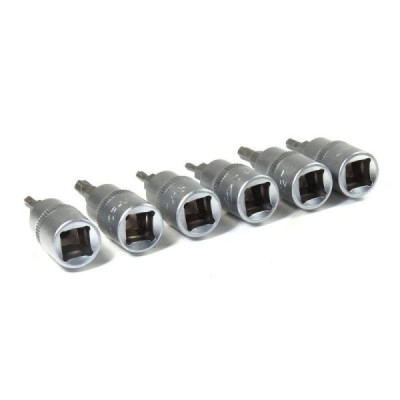 Jogo Soquete Bits Torx c/ Guia 6 pçs 3321660 - Corneta