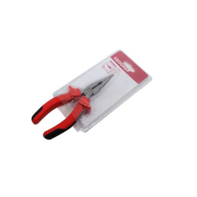 Alicate de Bico Meia Cana Bico Reto 6 1/2 Pol. - Gedore Red