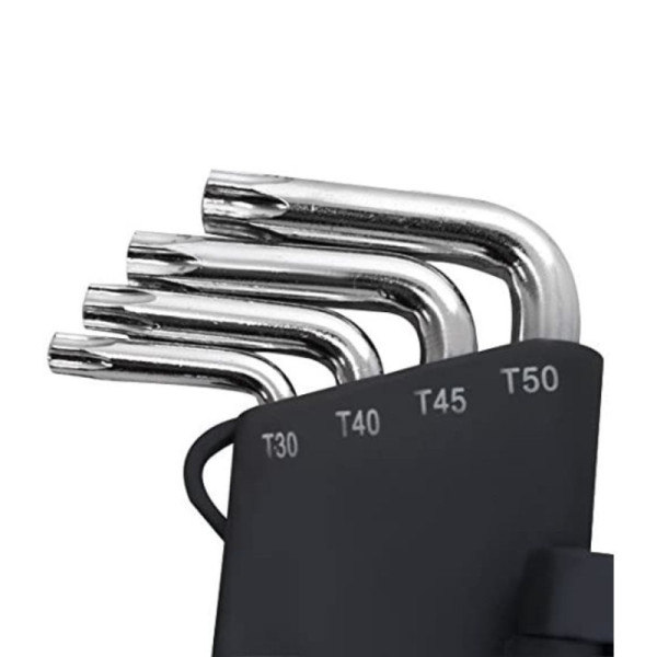 Chave torx jogo t09 a t50 c/f c/10 pÇs
