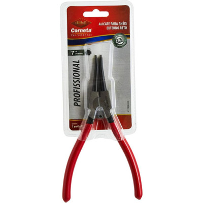 Alicate p/ aneis externo 7" reto 388/7