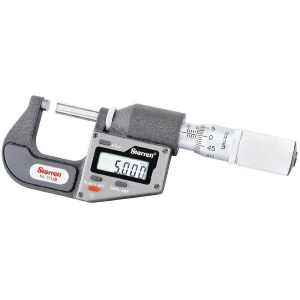 Micrometro externo 25-50 mm 1-2 s/saida starrett