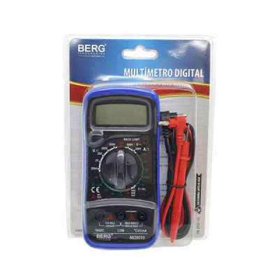 Multimetro digital - 6820010 berg tools