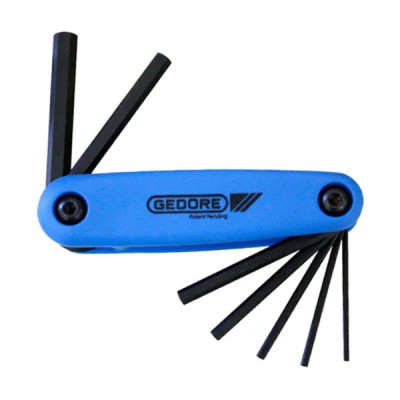 Chave allen mm jgo 2 a 8 c/ 7 pcs 42scl gedore