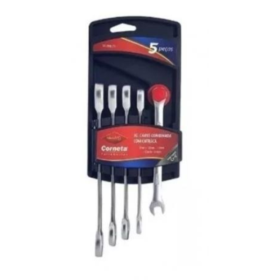 Kit c/ 5 chaves Combinada c/ Catraca jogo 8 a 14mm 3226071