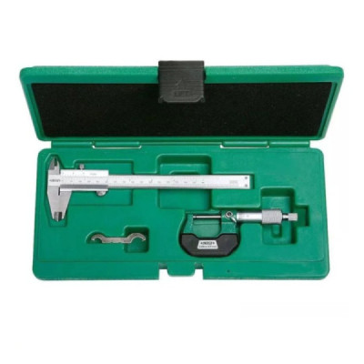 Kit 1 paquímetro + 1 micrometro jg instrumentos 5021 – Insize