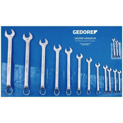 Kit Jogo c/15 pçs Chave Combinada 06 a 32 - 1b-15m - Gedore