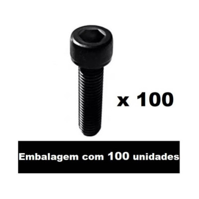 Parafuso allen cabeça cilíndrica 12.9 5/16 x 1.1/2 c/100