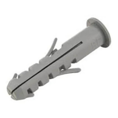 Kit c/ 250 Buchas de Nylon 10mm c/ Aba/Anel