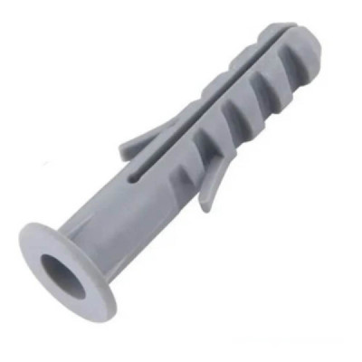 Kit c/ 250 Buchas de Nylon 10mm c/ Aba/Anel