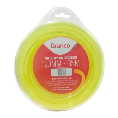 FIO DE NYLON REDONDO 3.0MM 35MTS AM
