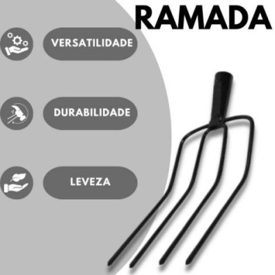 FORCADO 04 DENTES RETO S/ CABO