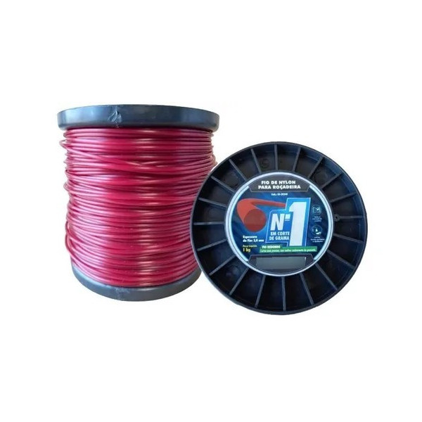 FIO DE NYLON REDONDO 3.0MM C/1KG (120M)