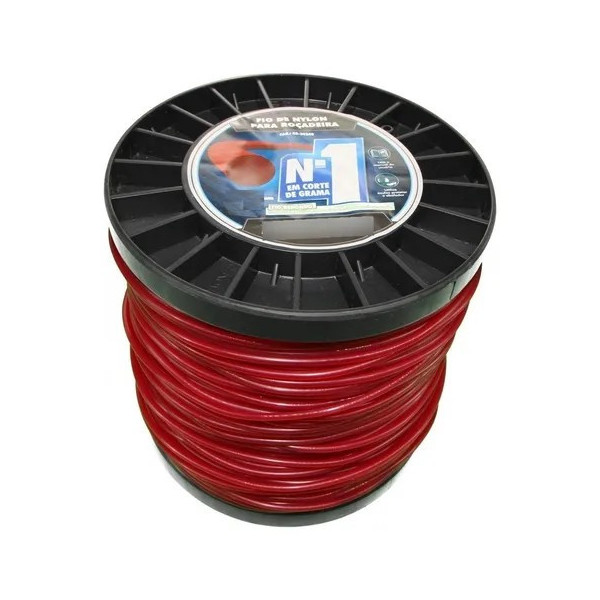 FIO DE NYLON REDONDO 2.0MM P/ MTO VERM.