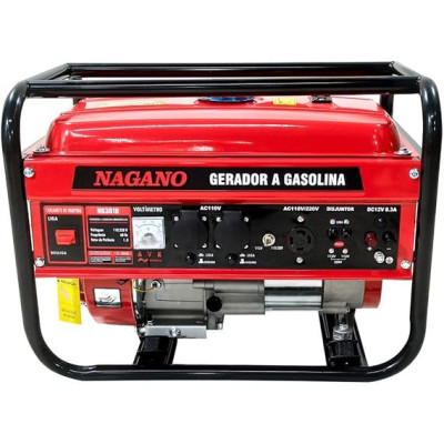 GERADOR GASOLINA 3.6 KVA 110/220 PARTIDA MANUAL