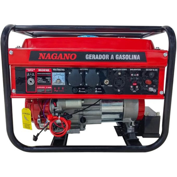GERADOR GASOLINA 3.6 KVA 110/220 PARTIDA ELET.