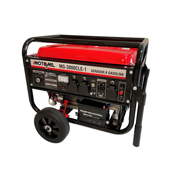 GERADOR GAS. 2.8 KVA MON. 110/220V MG-3000CLE-1