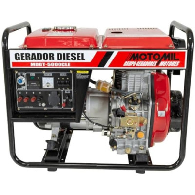 GERADOR DIESEL 5.0 KW MONO 110/230V MDG 5000 CLE