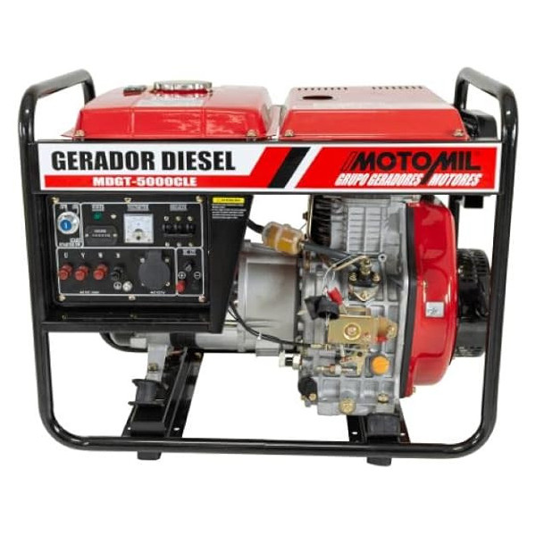 GERADOR DIESEL 5.0 KW MONO 110/230V MDG 5000 CLE