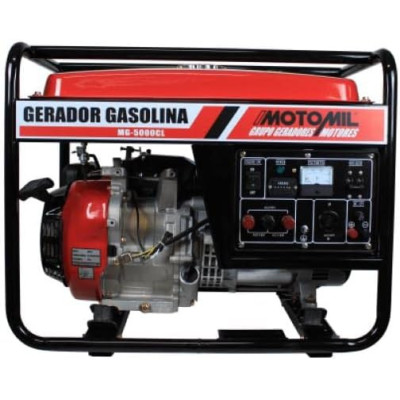 Gerador de Energia à Gasolina 5KVA MG-5000CL 127/220V - Motomil