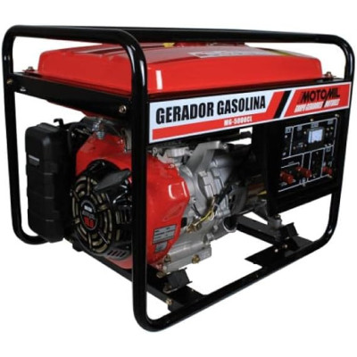 Gerador de Energia à Gasolina 5KVA MG-5000CL 127/220V - Motomil