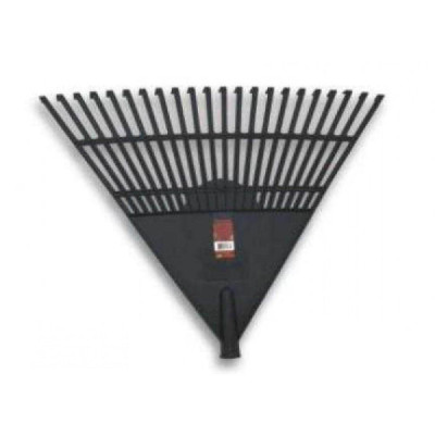 Vassoura de grama 22d pvc preta p/ folhas Famastil