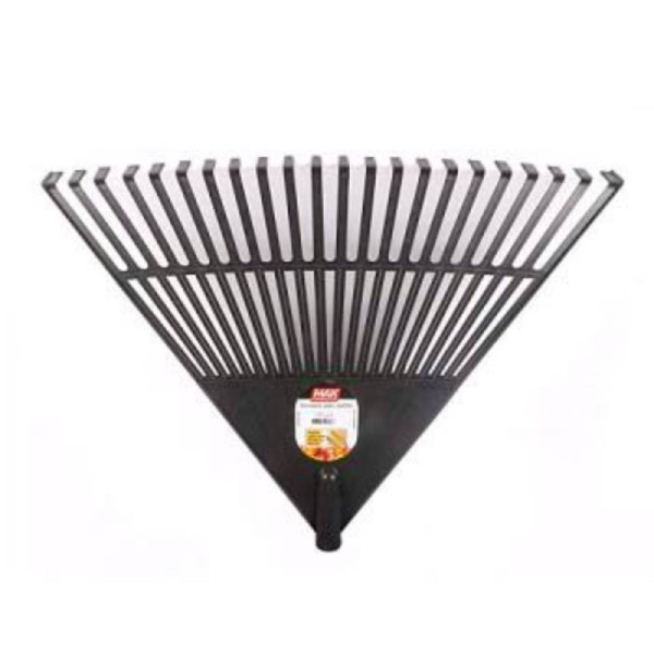 Vassoura de grama 22d pvc c/c 1,2M preta Max