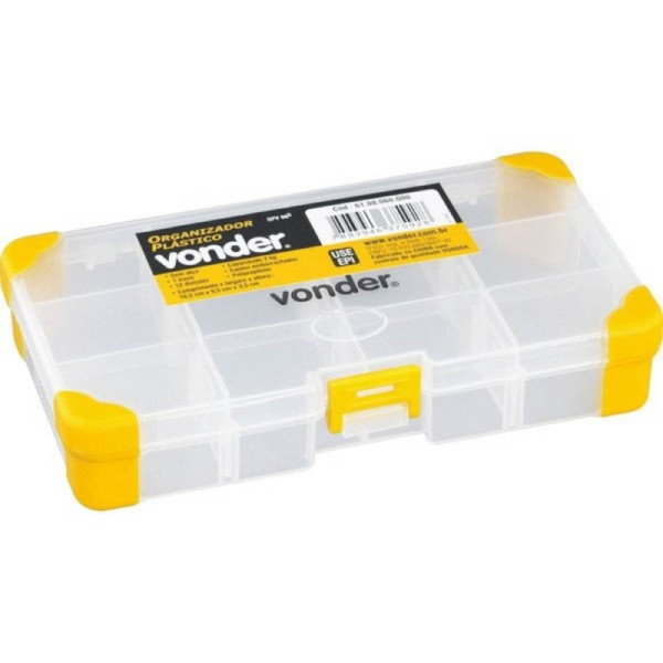 Organizador Plastico com 16 divisórias OPV060 Vonder
