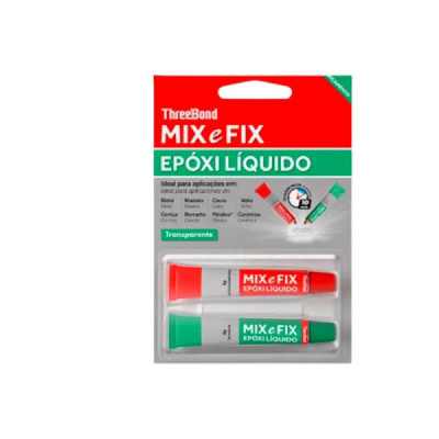 Adesivo Epoxi 16GR. Mix E Fix Three Bond