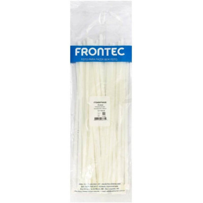 Abraçadeiras Nylon Enforca Gato 7,6 X 760mm branca 50 Unid.
