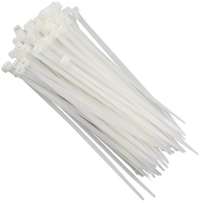 Abraçadeiras Nylon Enforca Gato 7,6 X 300mm branca 100 Unid.