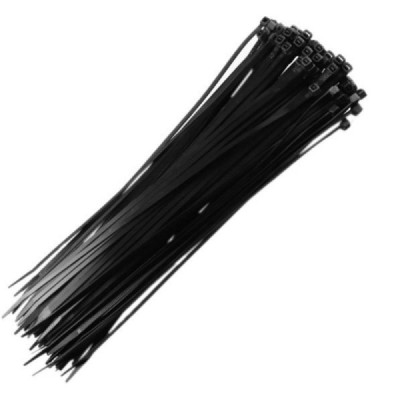 Abraçadeiras Nylon 7,6x220mm Preta 100 Unidades