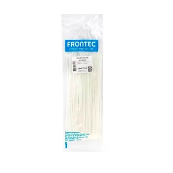 Abraçadeiras Nylon Enforca Gato 4,8 X 340mm natural 100 Unid.