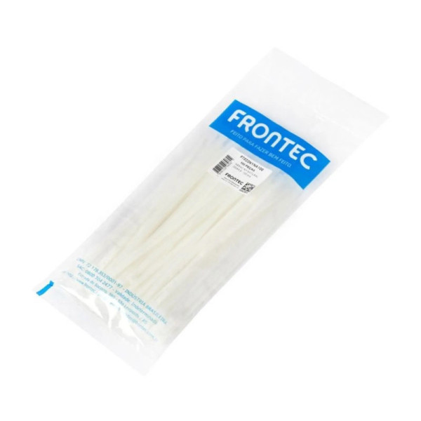 Abraçadeiras Nylon Enforca Gato 3,7 X 250mm branca 100 Unid.
