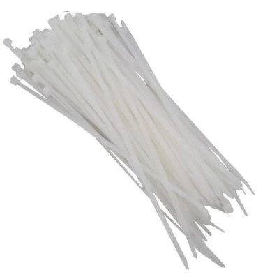 Abraçadeiras Nylon Enforca Gato 3,7 X 250mm branca 100 Unid.
