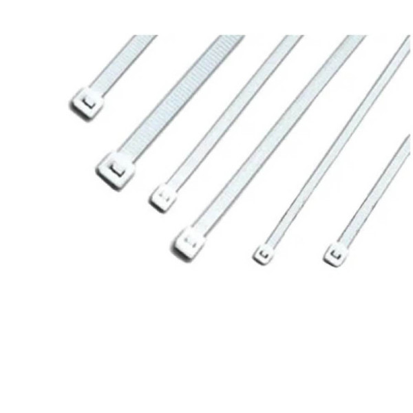 Abraçadeiras Nylon Enforca Gato 2,5 X 202mm branca 100 Unid.