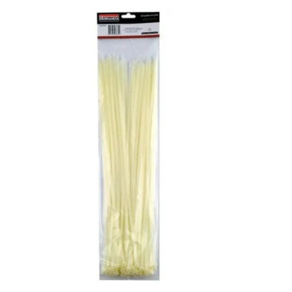Abraçadeiras Nylon Enforca Gato 9,0 X 530mm branca 100 Unid.