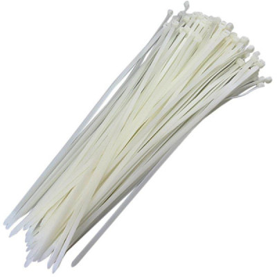 Abraçadeiras Nylon Enforca Gato 7,6 X 450mm branca 100 Unid.