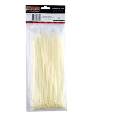Abraçadeiras Nylon Enforca Gato 2,5 X 150mm branca 100 Unid.