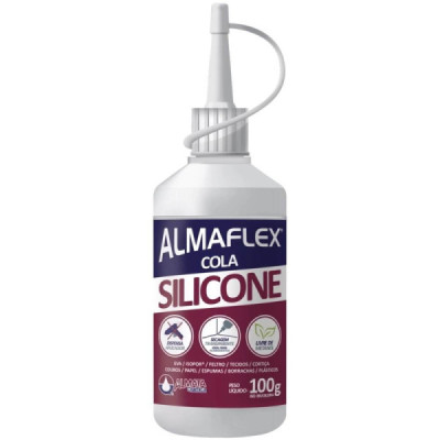 Cola de silicone 100gr almaflex 806 Almata